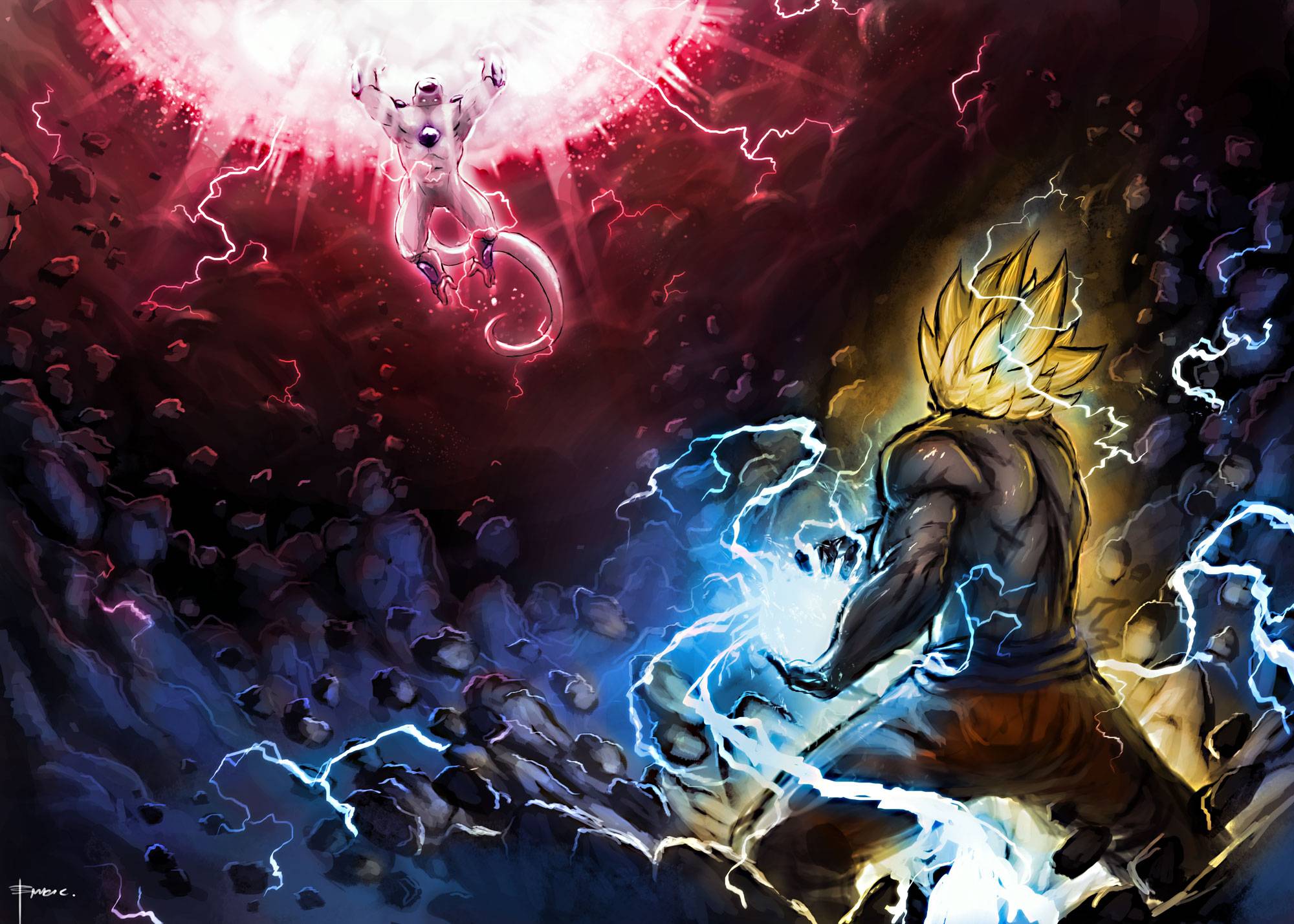 Goku Vs Frieza Dragonball Z Wallpaper