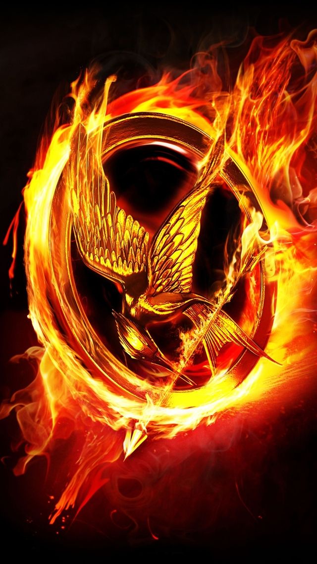 Hunger Games Mockingjay Fire Wallpaper Teahub Io