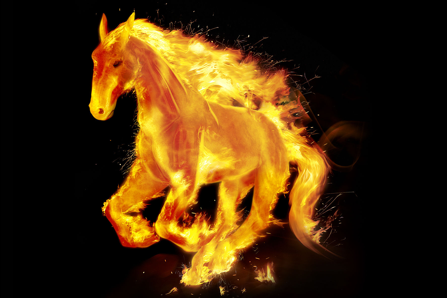 Огненная лошадь картинки