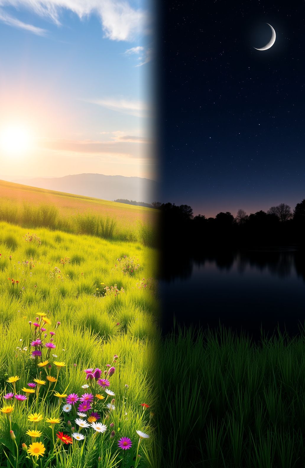 Day And Night Wallpaper