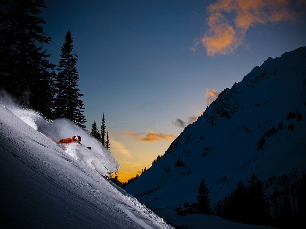 Skiing Picture   Utah Photo   National Geographic Photo of the Day