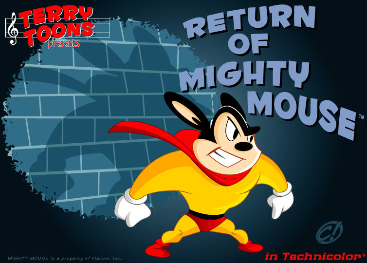 Mighty Mouse By Chuckamokk