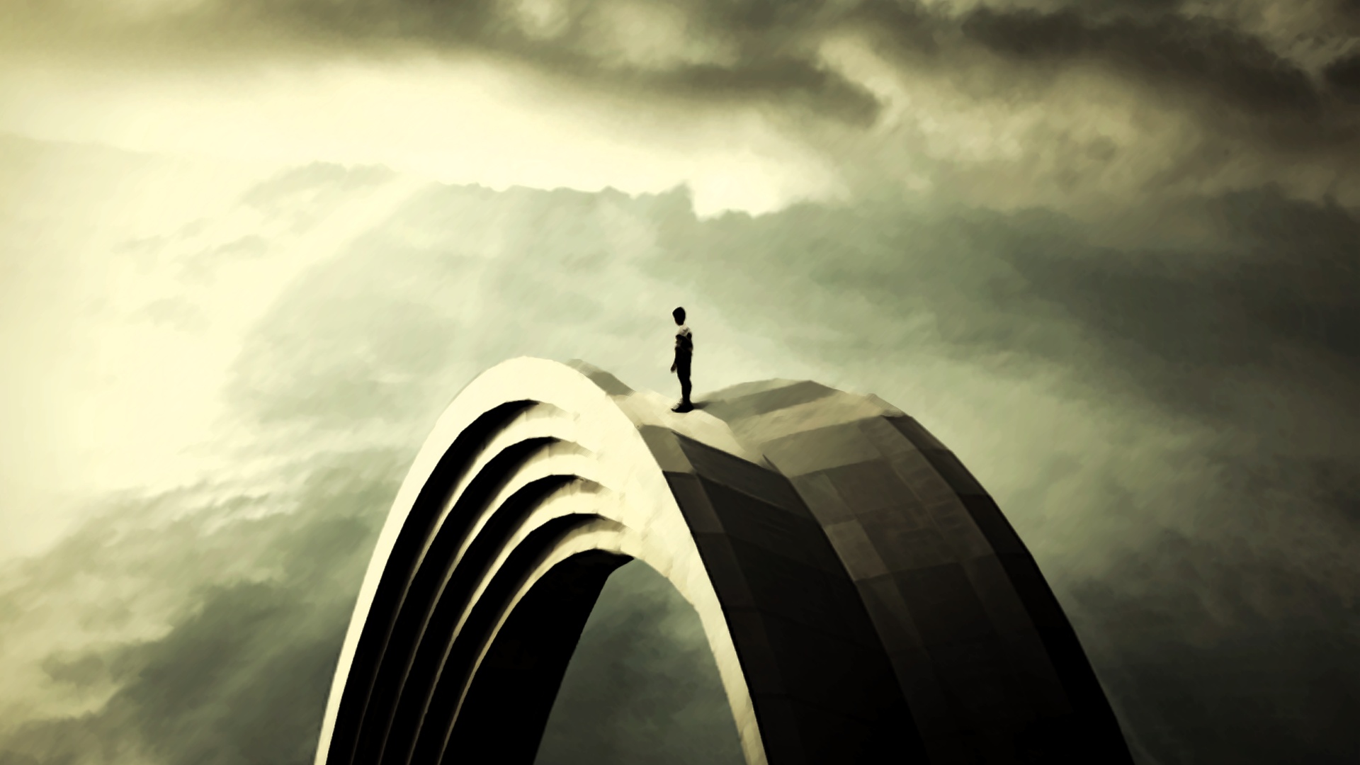 Alone HD Wallpaper