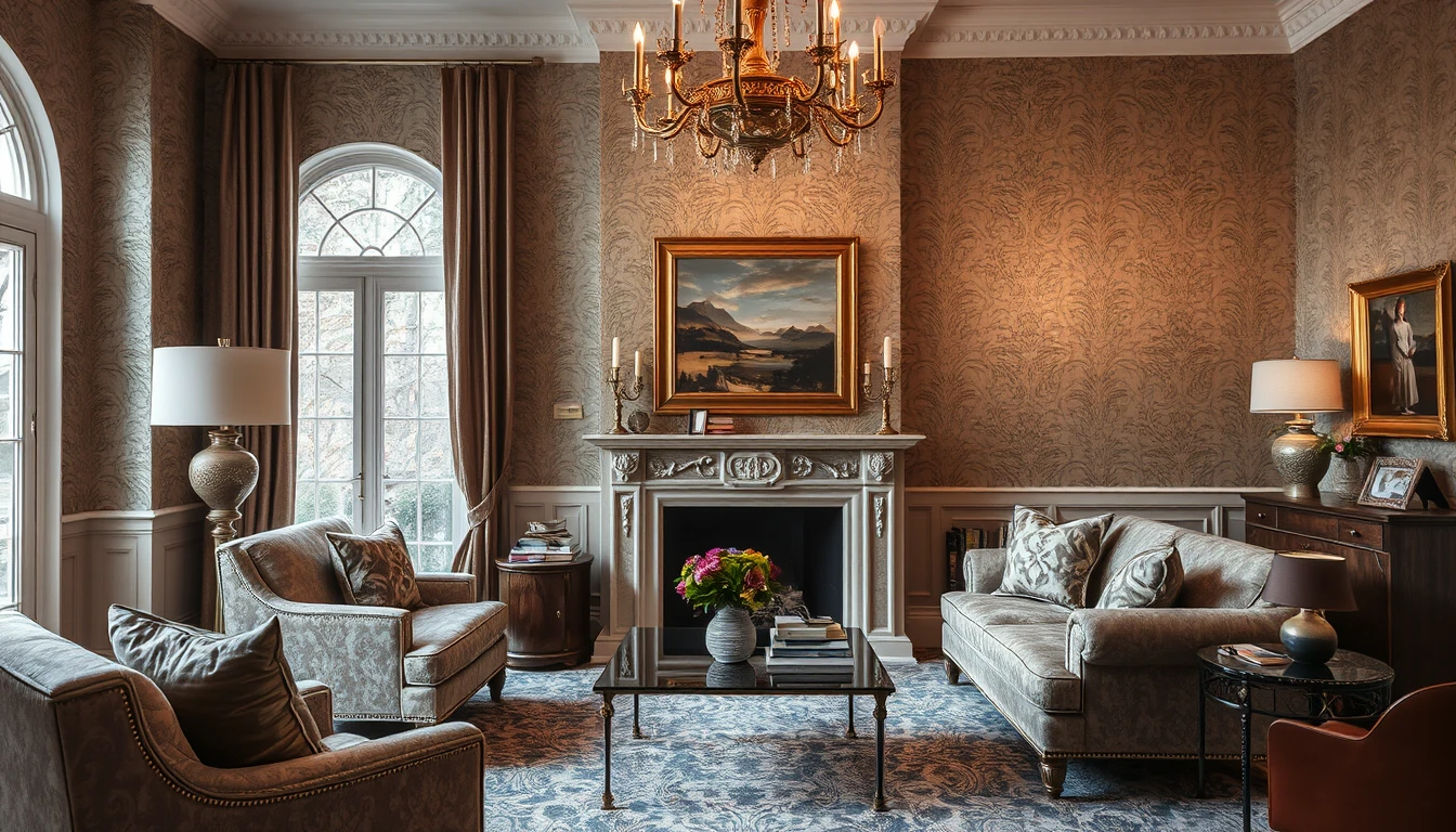 Shand Kydd Metallic Wallpaper