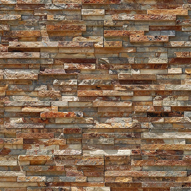 Stone Texture Stacked Veneer Wall Square