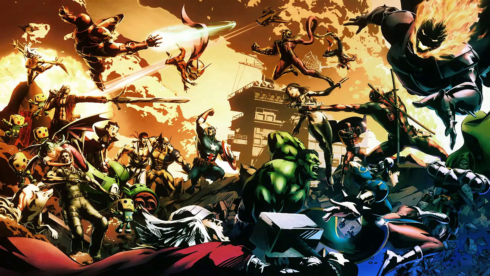 Games Wallpaper Marvel Vs Fate Of Two Worlds