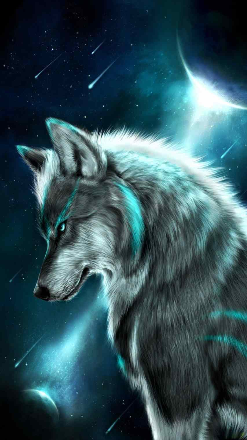 Some Beautiful Anime Wolf Kind Of Wolves Youtube Animated 853x1517