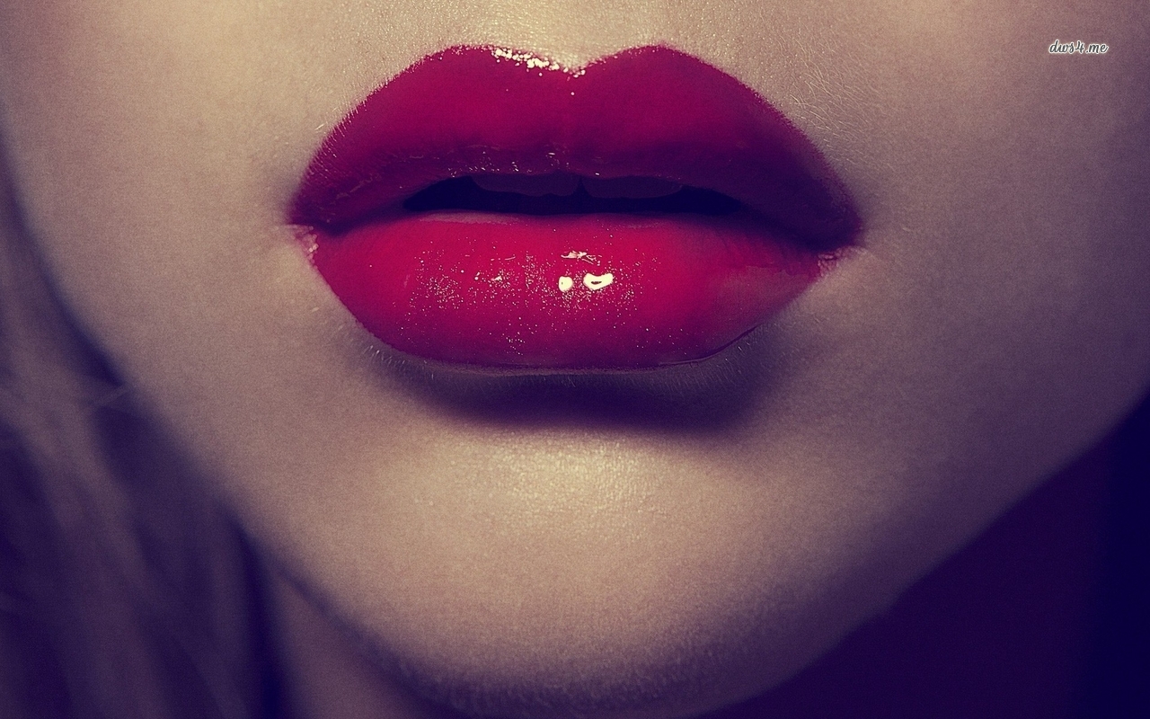 Red Lips Wallpaper Photography
