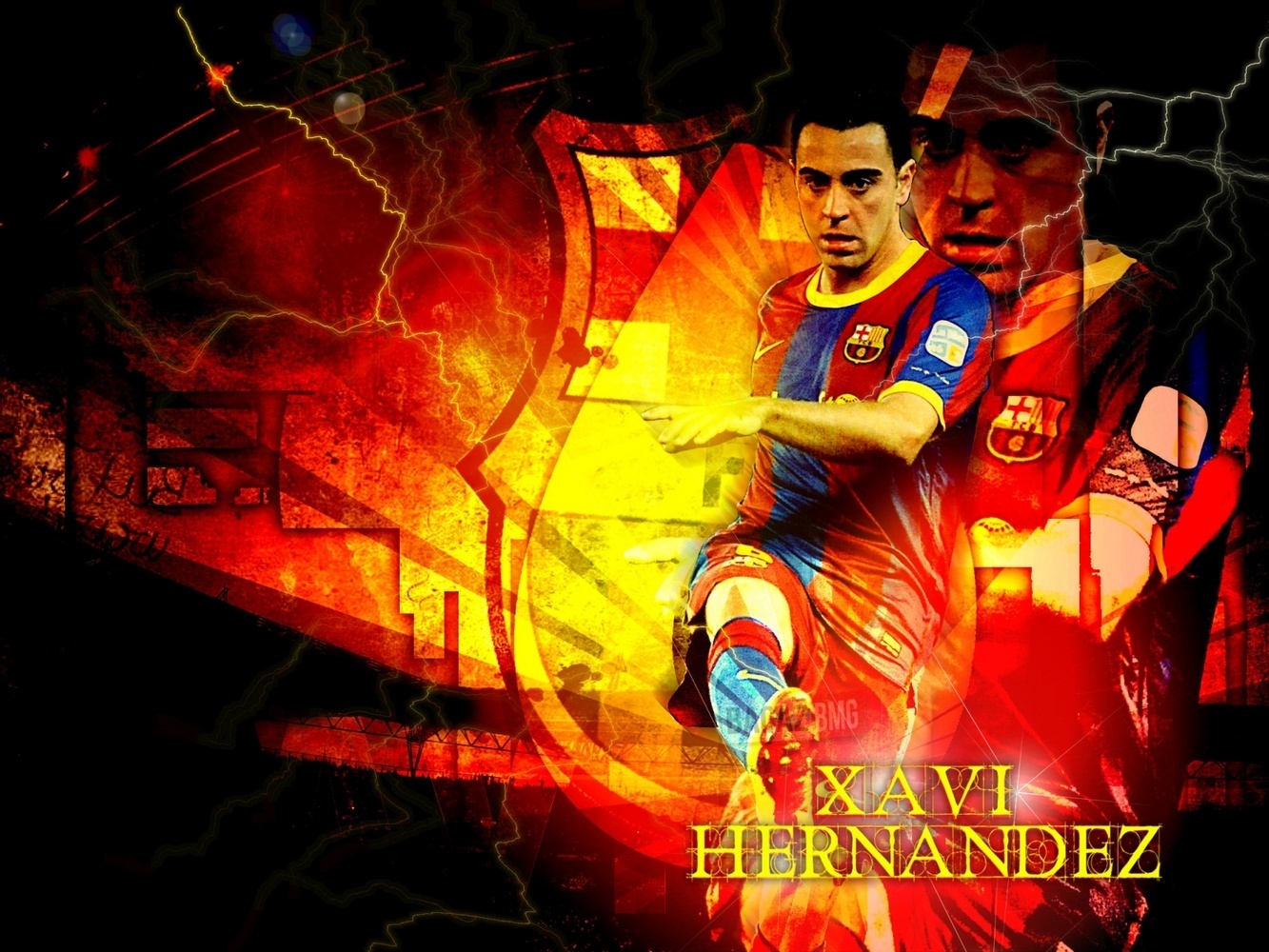 World Sports HD Wallpaper Xavi Hernandez