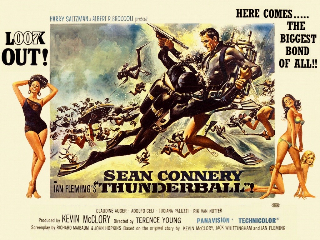 James Bond In Thunderball Movies Wallpaper Best HD