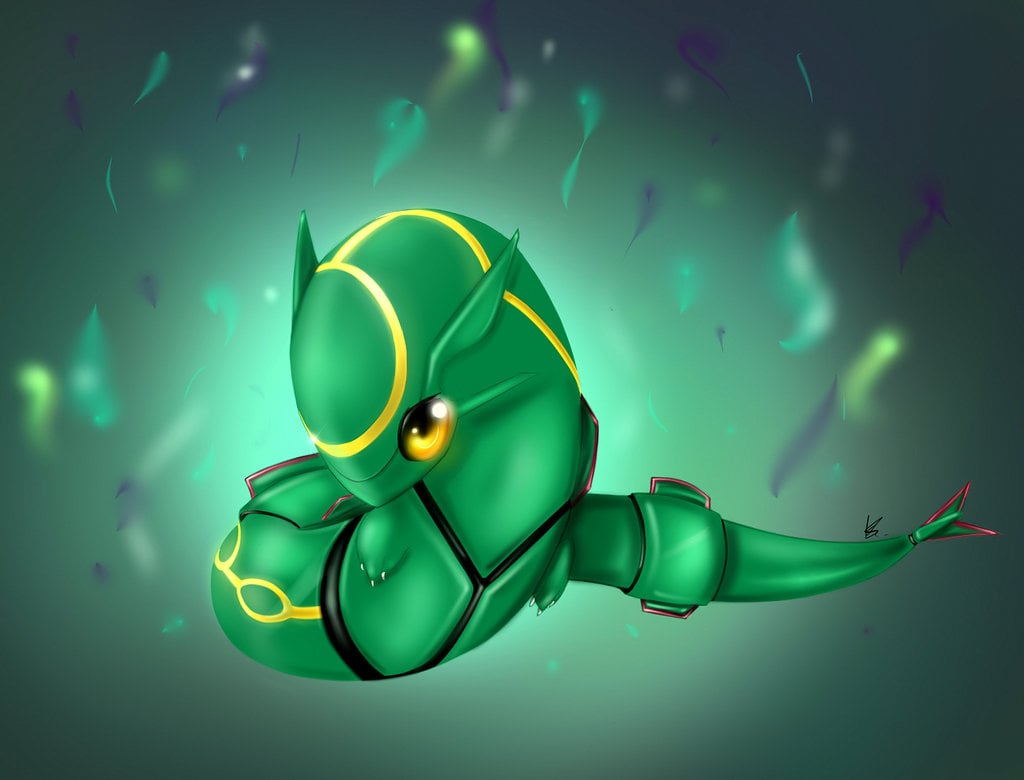 Pokemon Wallpapers Shiny Rayquaza - Wallpaper Cave