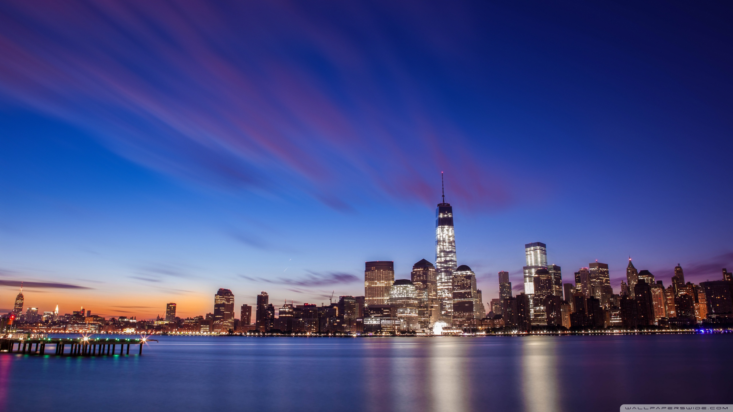 35 New York City Skyline Wallpaper Widescreen On Wallpapersafari