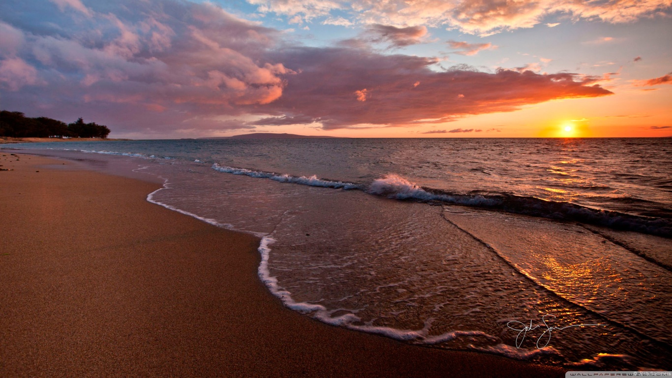 Beach Sunset 4k HD Desktop Wallpaper For Ultra Tv