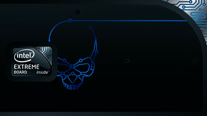 Blue Skulls Wallpaper Intel