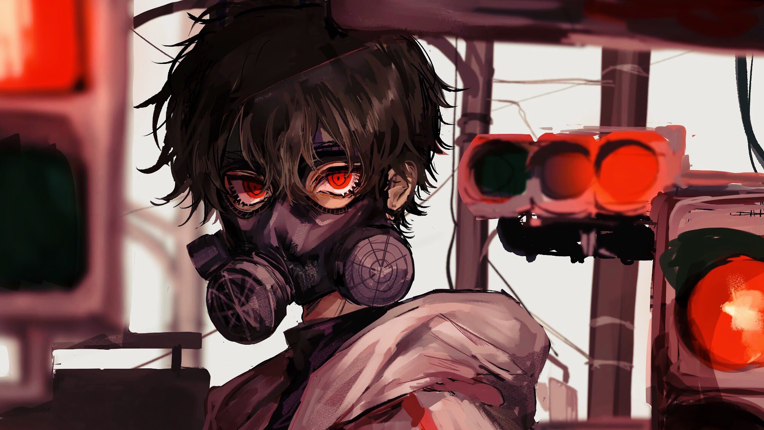 Anime Gas Mask Wallpaper