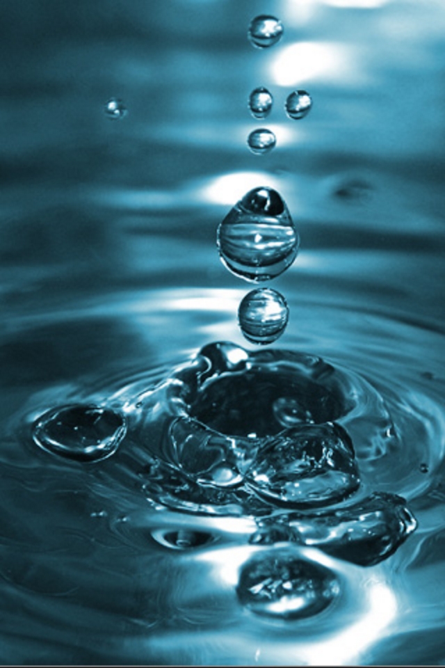 Water Drop IPhone Wallpaper   iPhones iPod Touch Backgrounds 640x960