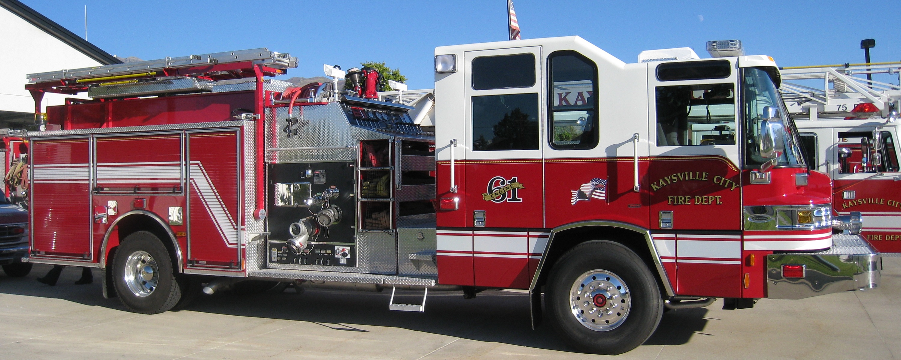 Cool Fire Truck Wallpaper Kaysville City Engine