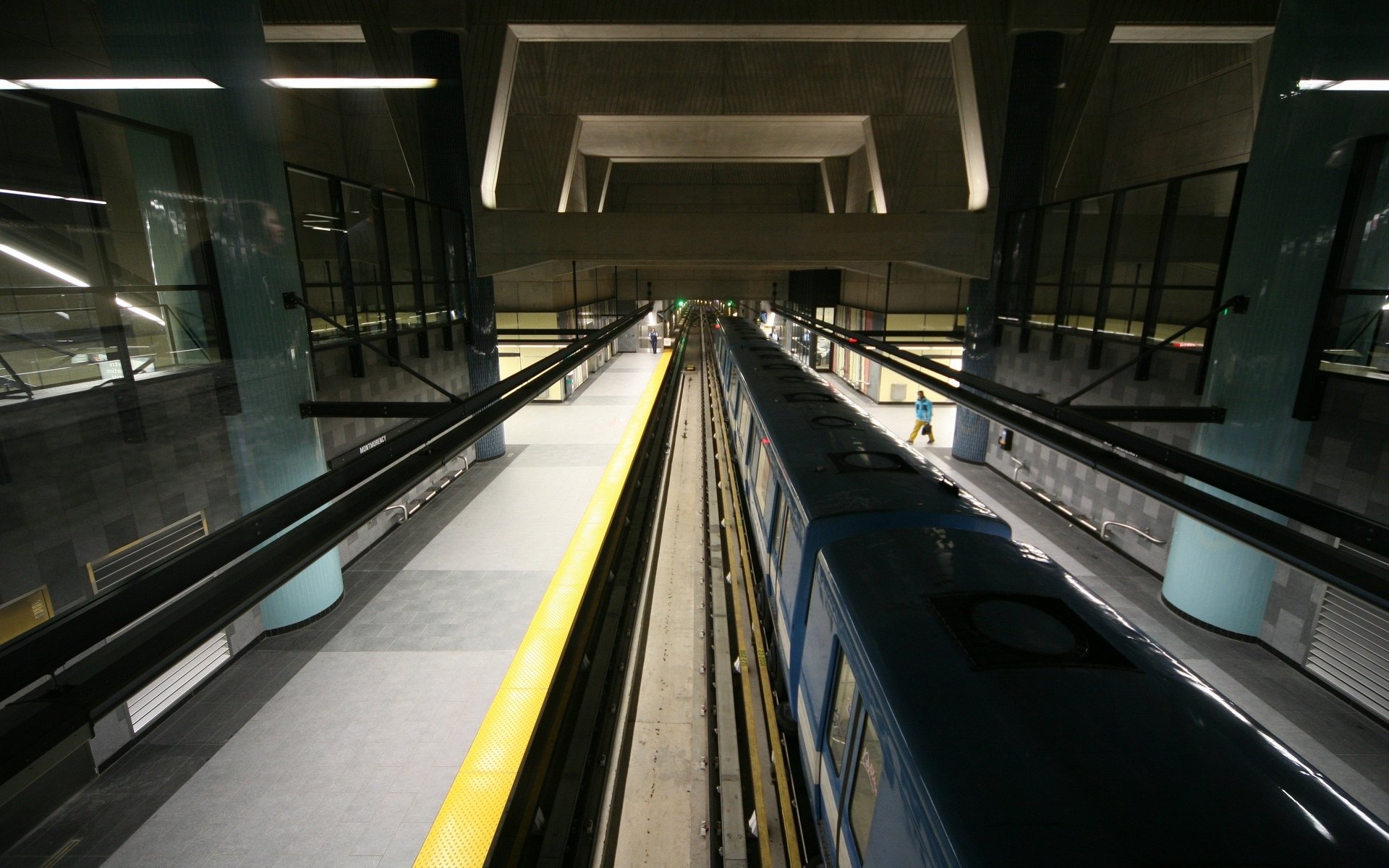 Station De Metro Montmorency Laval HD Wallpaper Background Image