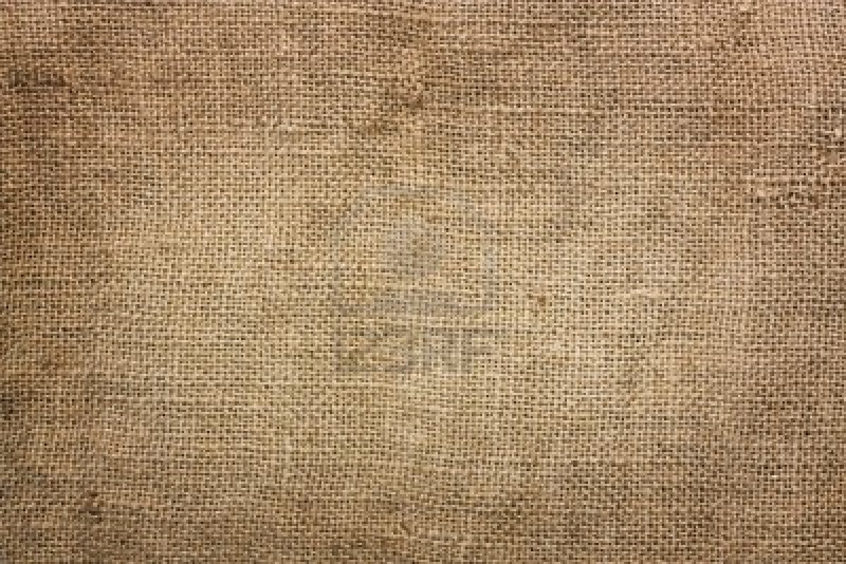 White Burlap Background In This Case A Brown