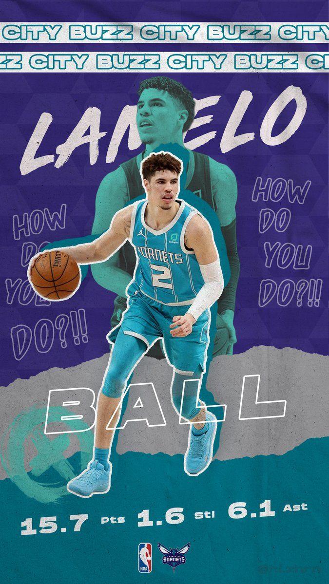 LaMelo Ball Wallpaper Fanart Charlotte Hornets Lamelo ball Ball
