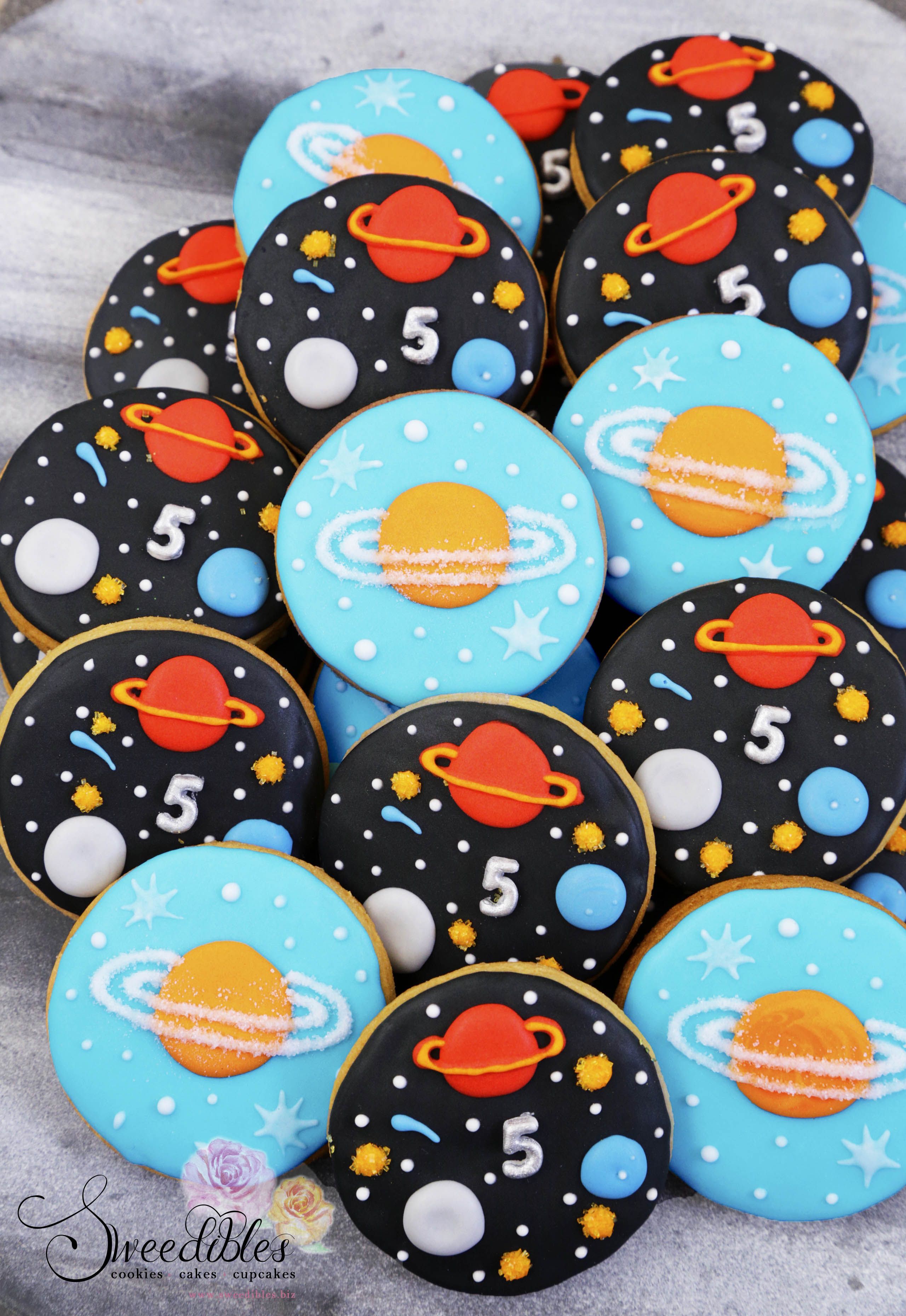 Outer Space Cookies Cookie ideas in 2019 Outer space party