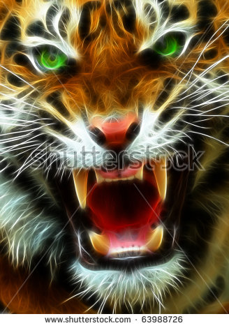 Roaring tiger Stock Photos Images Pictures Shutterstock
