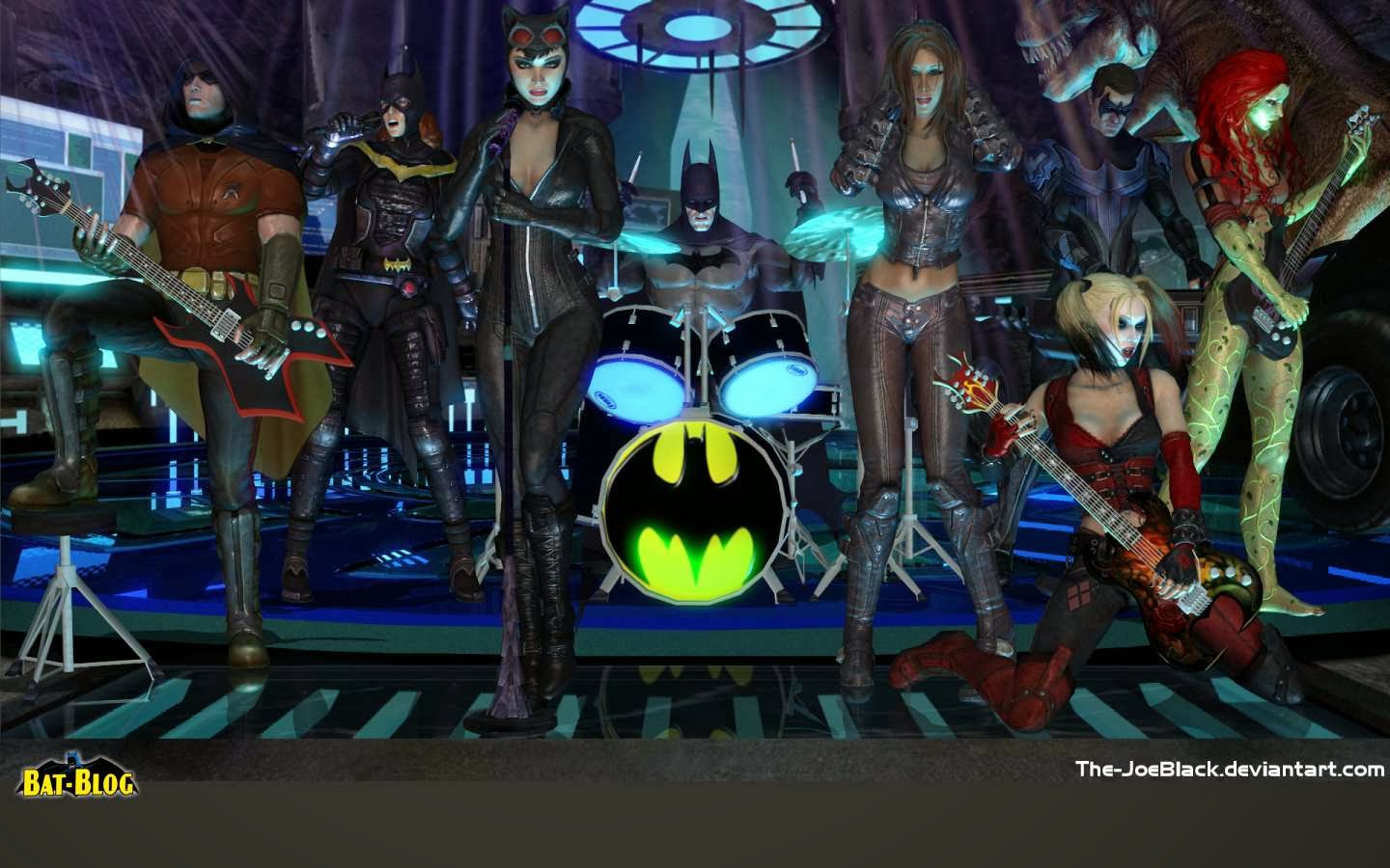 Batman Arkham Origins Rock Band Wallpaper Bad