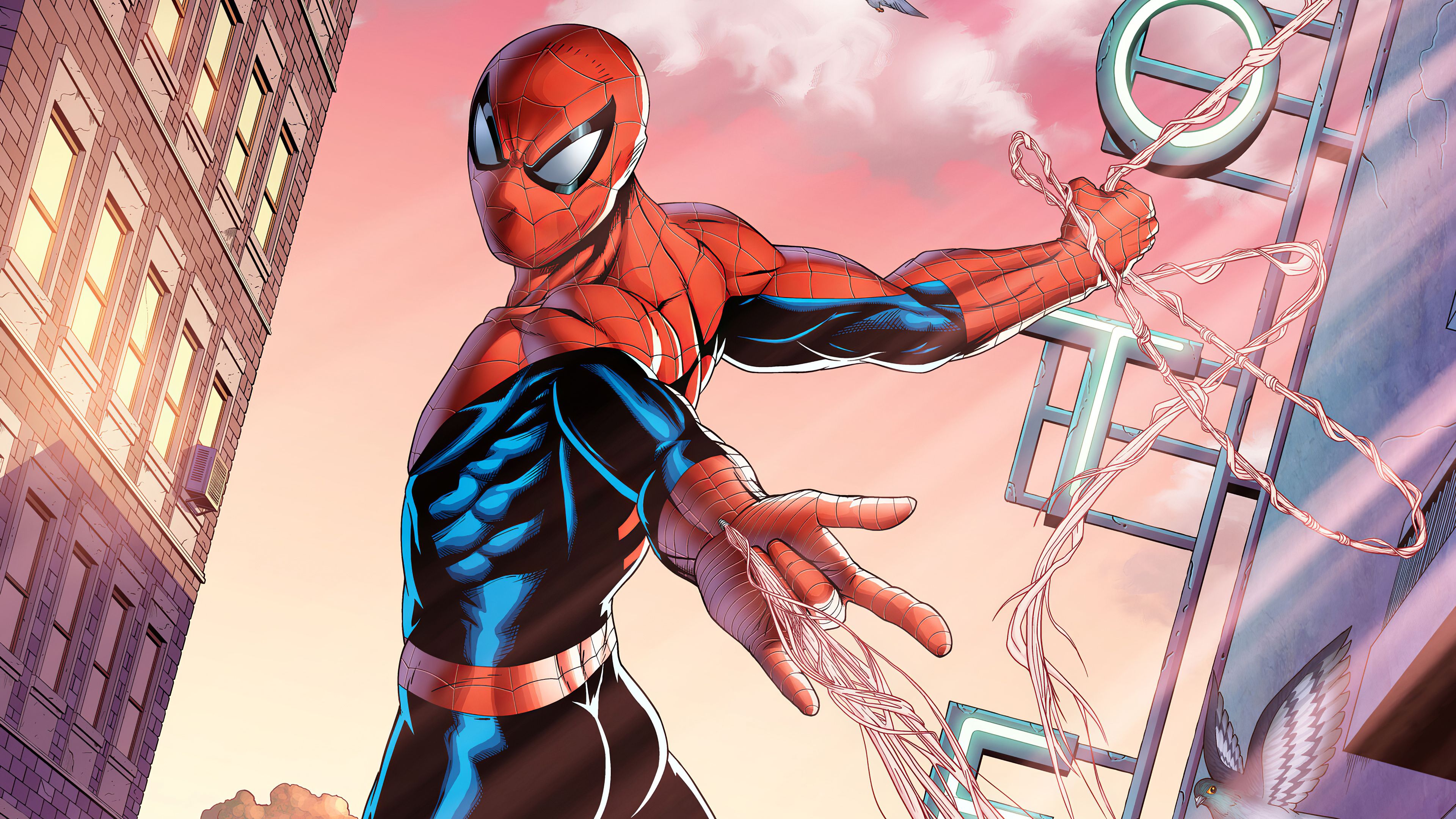 Spiderman Comic Art Spider Man Wallpaper Phone