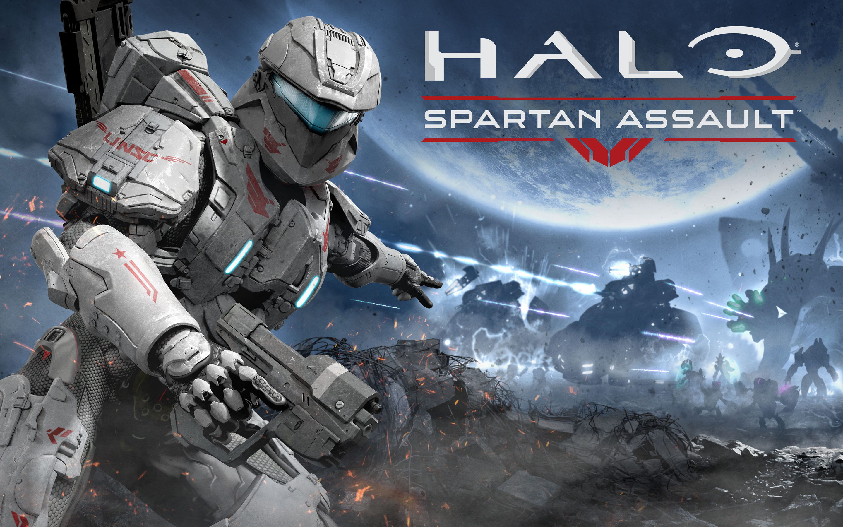 Halo Spartan Assault Game Wallpaper HD Background