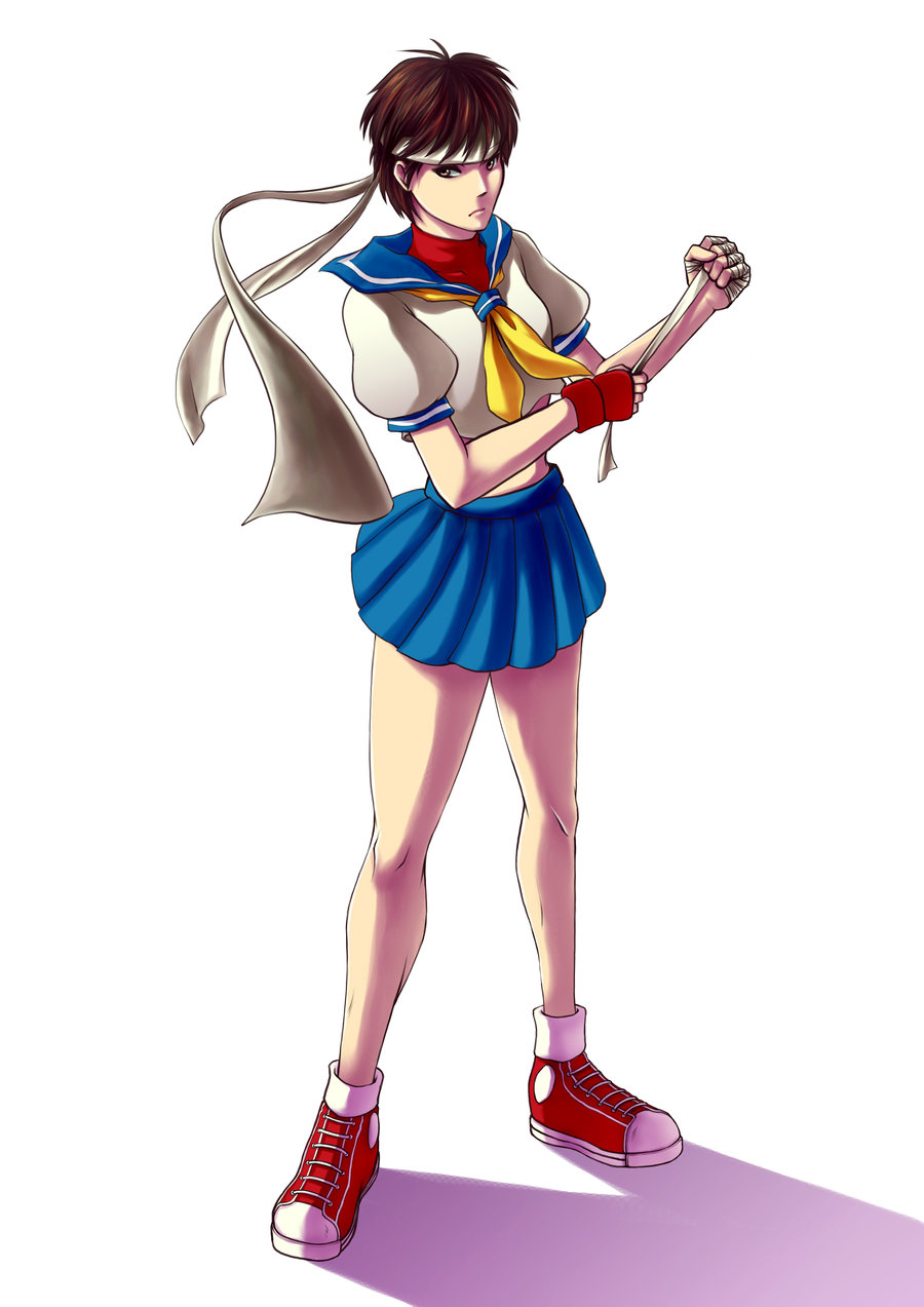 Street Fighter Sakura By Cherlye