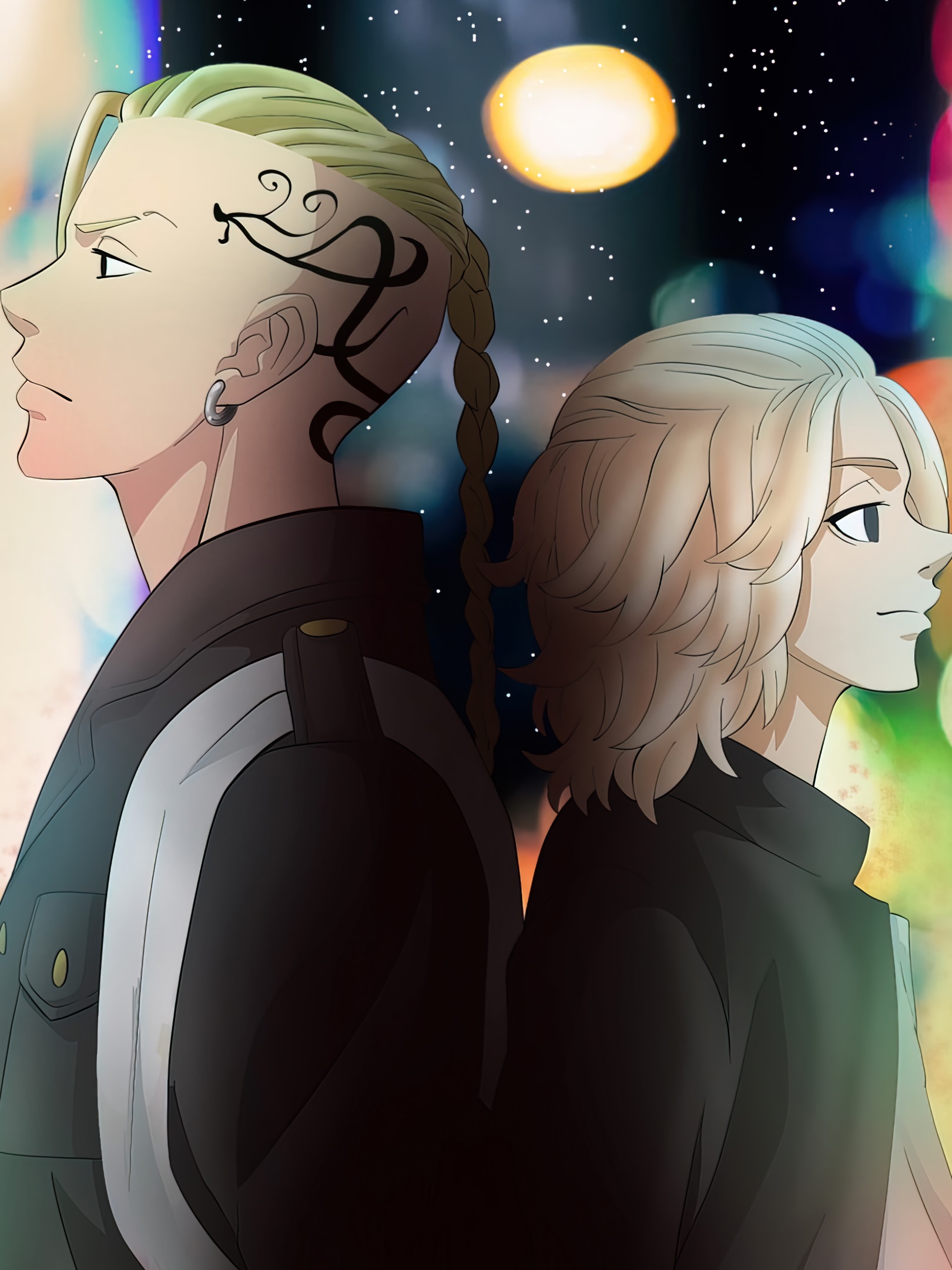 Anime Tokyo Revengers Ken Ryuguji Mikey Manjiro Sano Phone Wallpaper