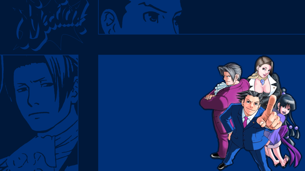 Phoenix Wright PS3 Wallpaper Background by MyDJCrow on