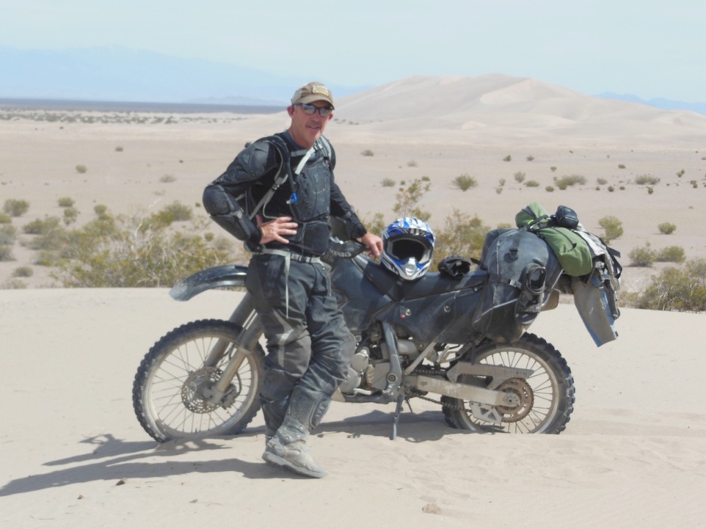 Giant Loop Rider Vic Rides Death Valley On His Suzuki Drz400 With