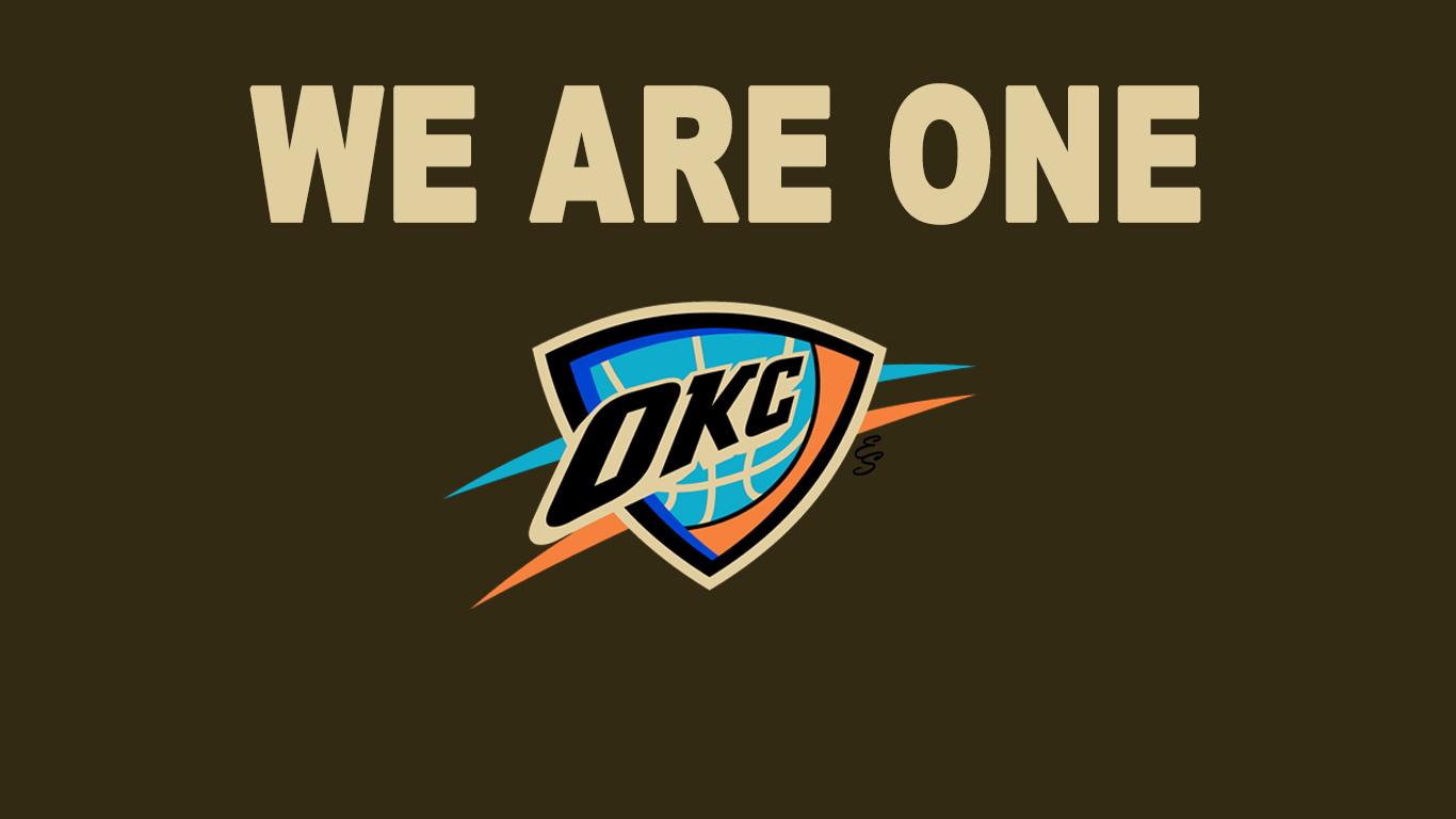 OKC Thunder WE ARE ONE Wallpaper by Emrhn48 on