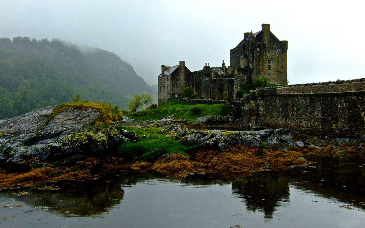Scottish Castle HD Wallpaper Landscape