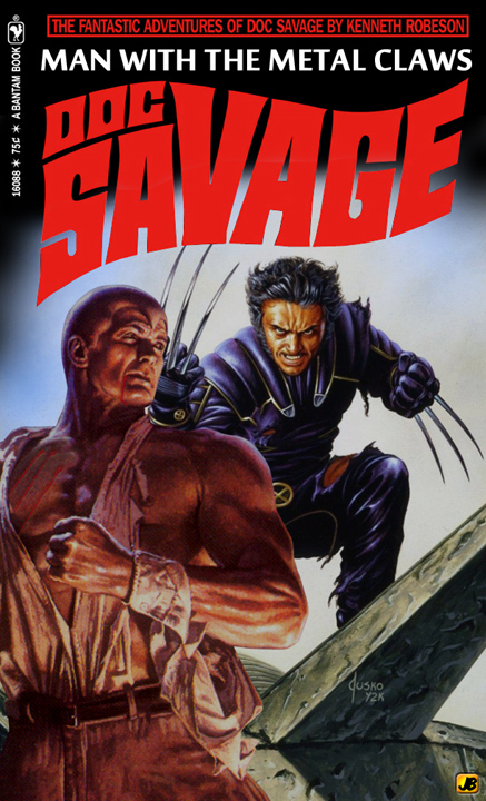 Doc Savage Wolverine Superhero Fan Art