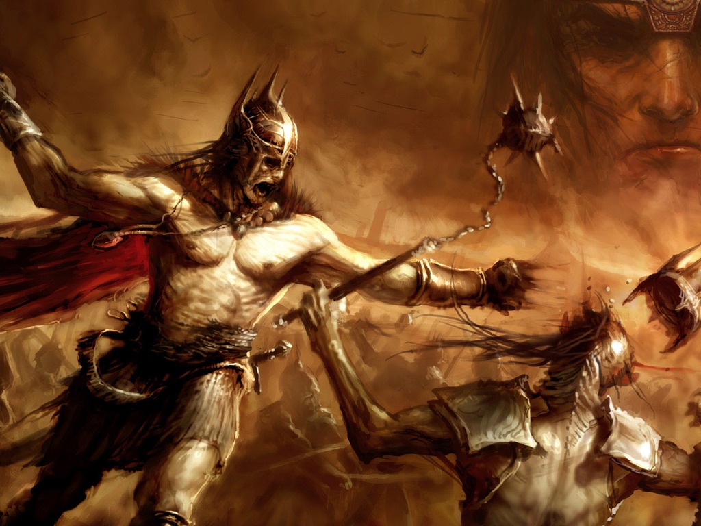 Spartan Battle Wallpaper 1024x768 Spartan Battle Vikings