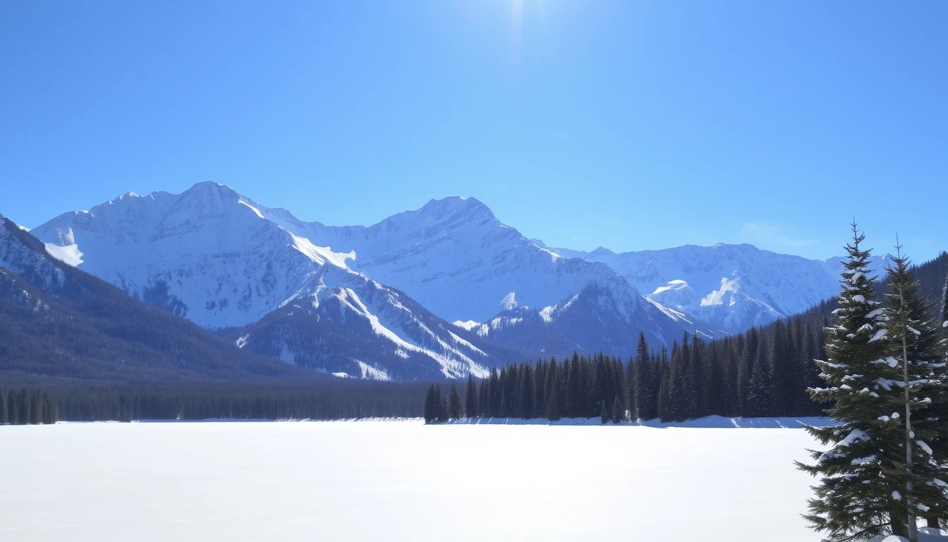 Winter Mountain Wallpaper