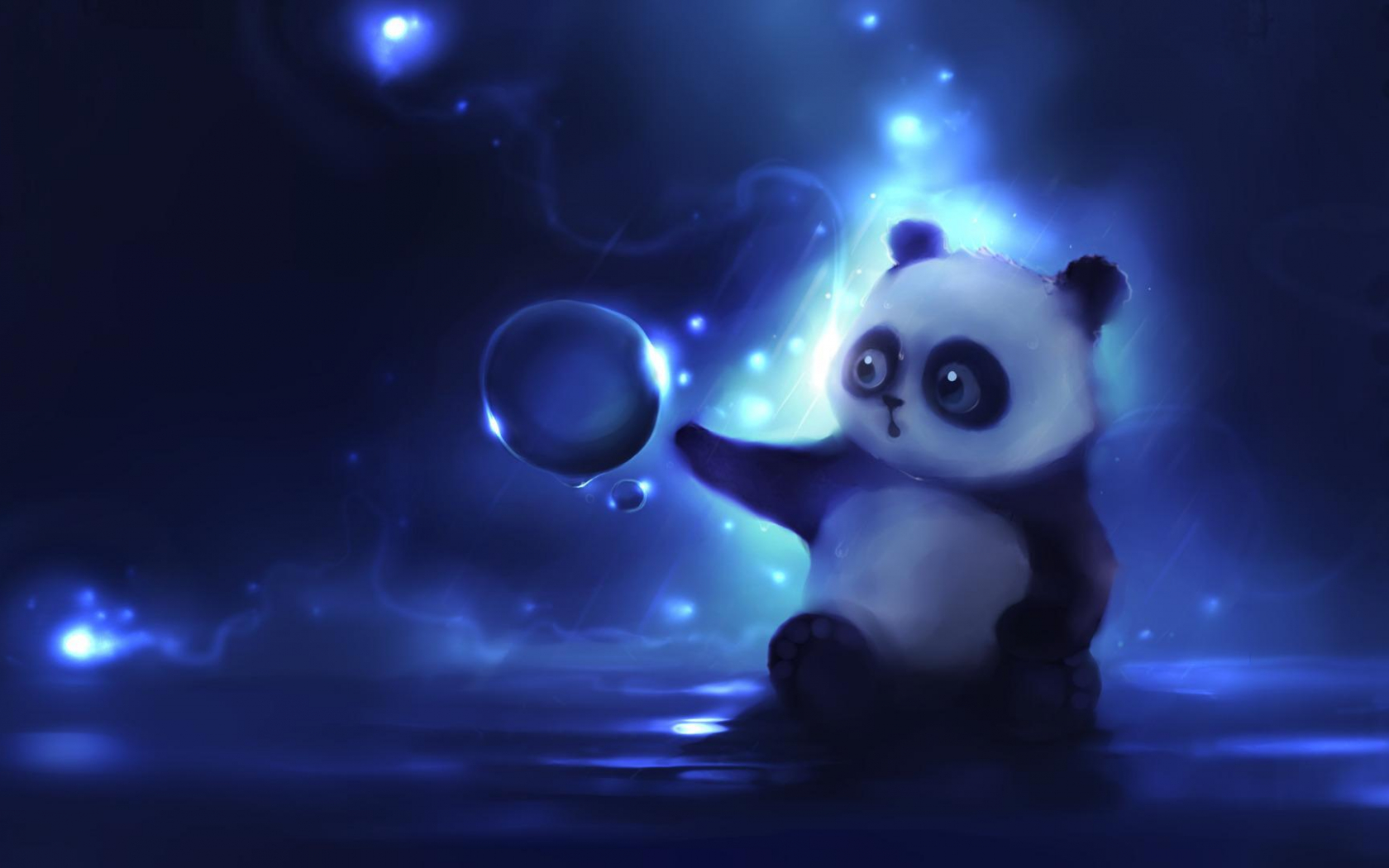 Cute Animated Panda Beautiful