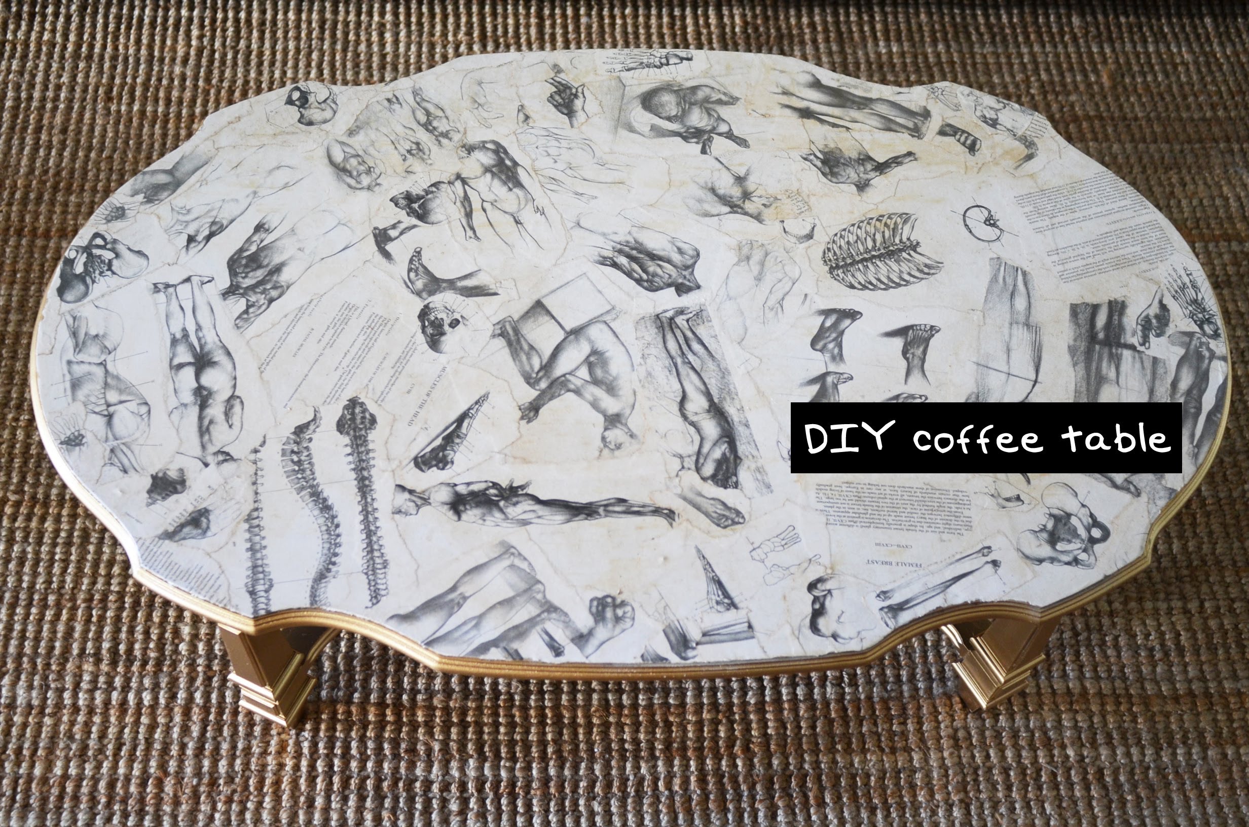 Diy Decou Coffee Table Furniture Design Tutorial With Mr Kate