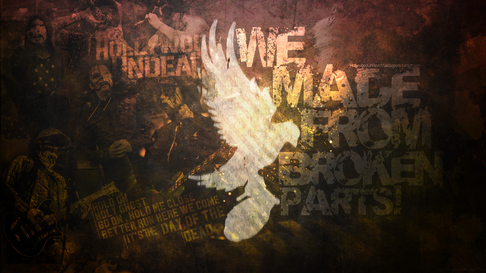 Hollywood Undead   Dove and Grenade Wallpaper by emirulug on 1920x1080