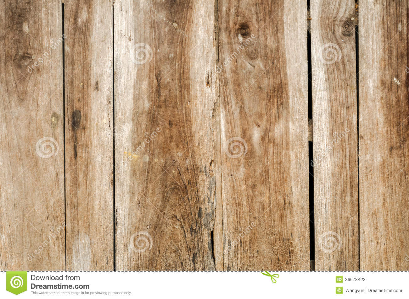Distressed Wood Plank Wallpaper Old