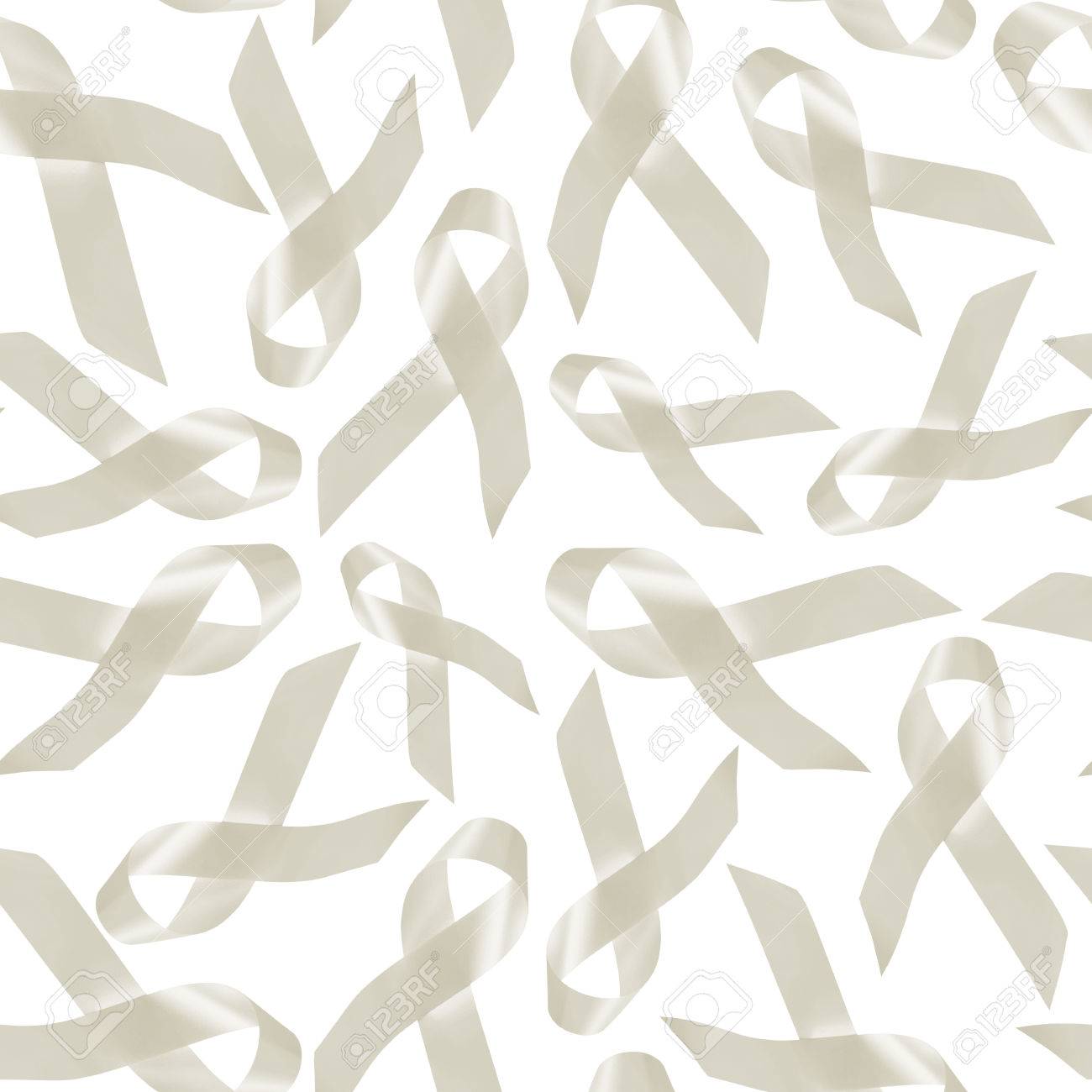 Lung Cancer Awareness Background Seamless Pattern Made Of White