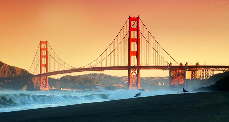 Bing Images   Golden Gate Bday   Sunset over Golden Gate Bridge in San 958x512