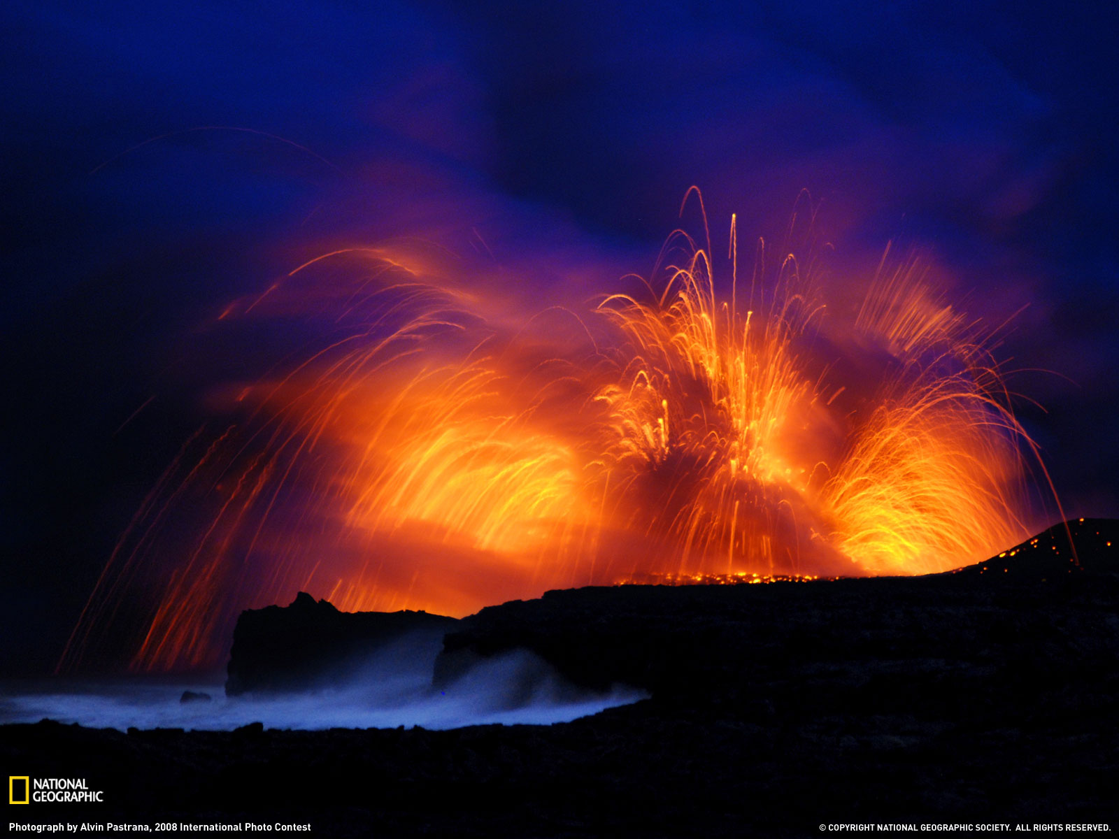 Mt Kilauea Eruption Picture Hawaii Wallpaper National Geographic