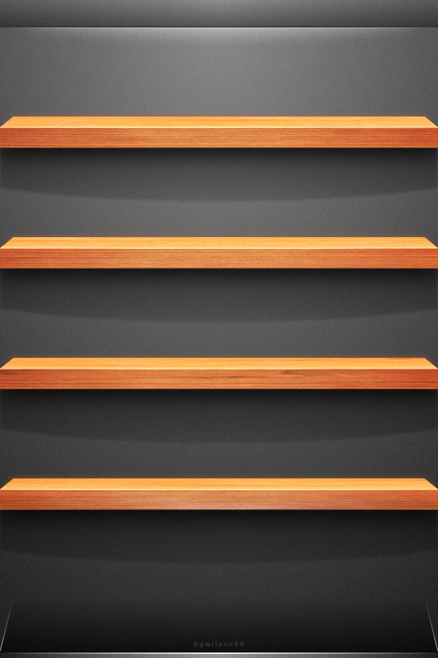 Simple Shelf iPhone Wallpaper HD