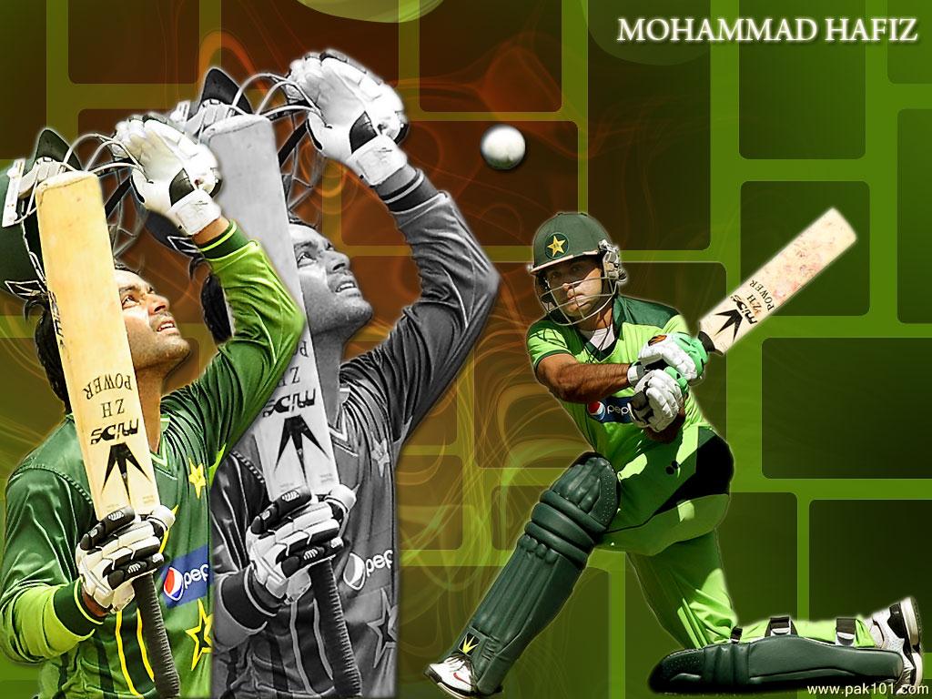 Celebrities Cricketers Mohammad Hafeez Wallpapers Mohammad 1024x768