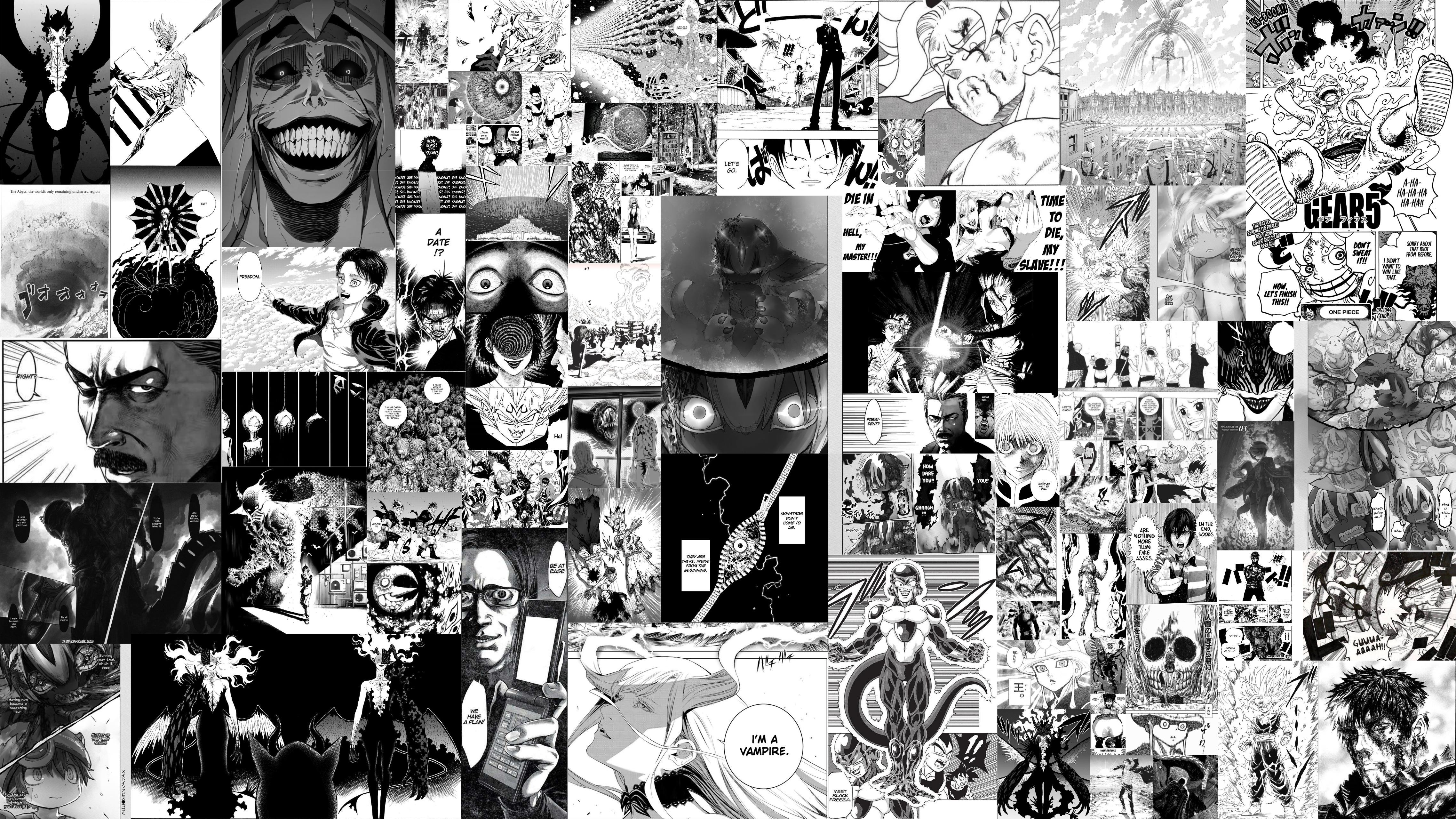 Manga Panel Mashup R Wallpaper