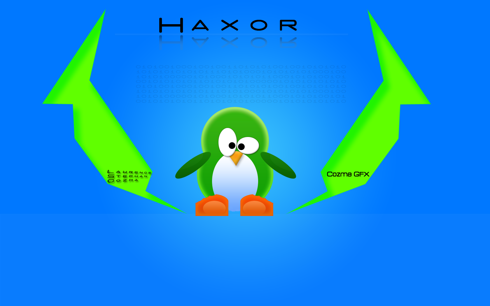 Linux Penguin Wallpaper By Cozmanator