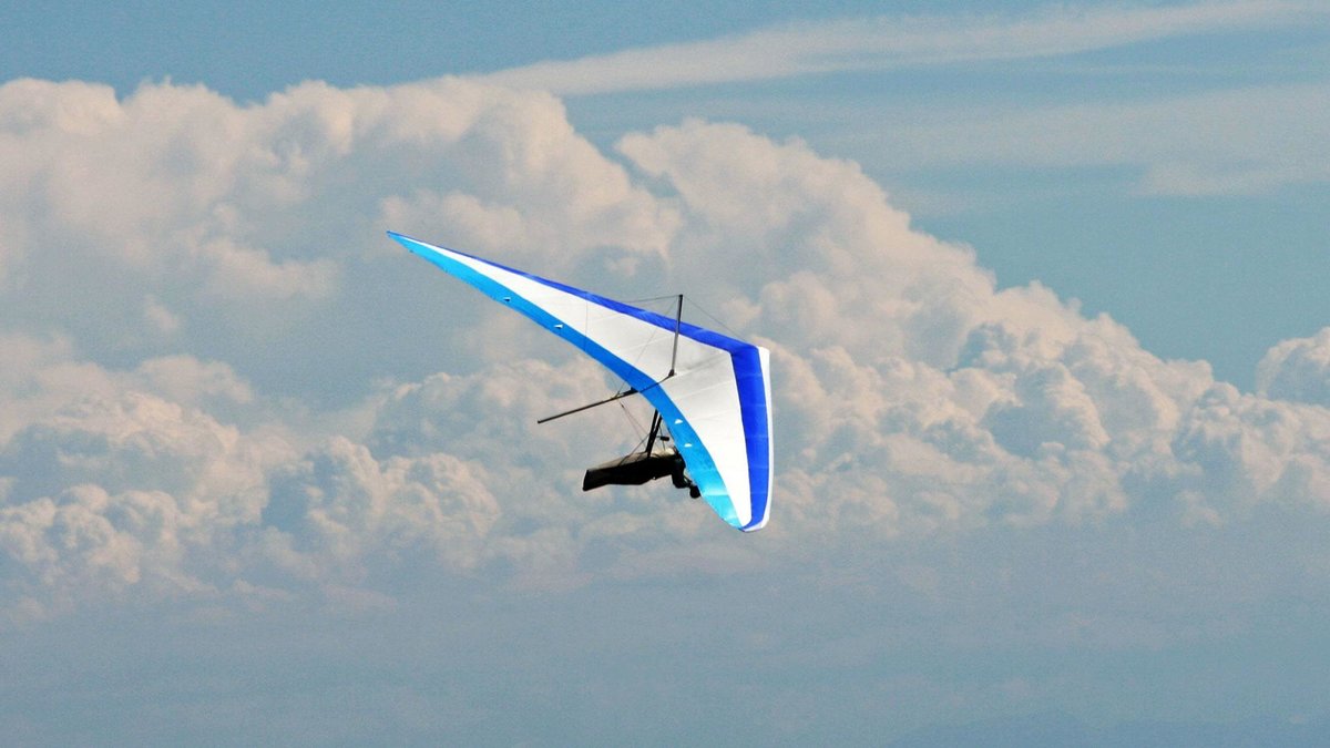 Hang Gliding HD Wallpaper Image Background Card From